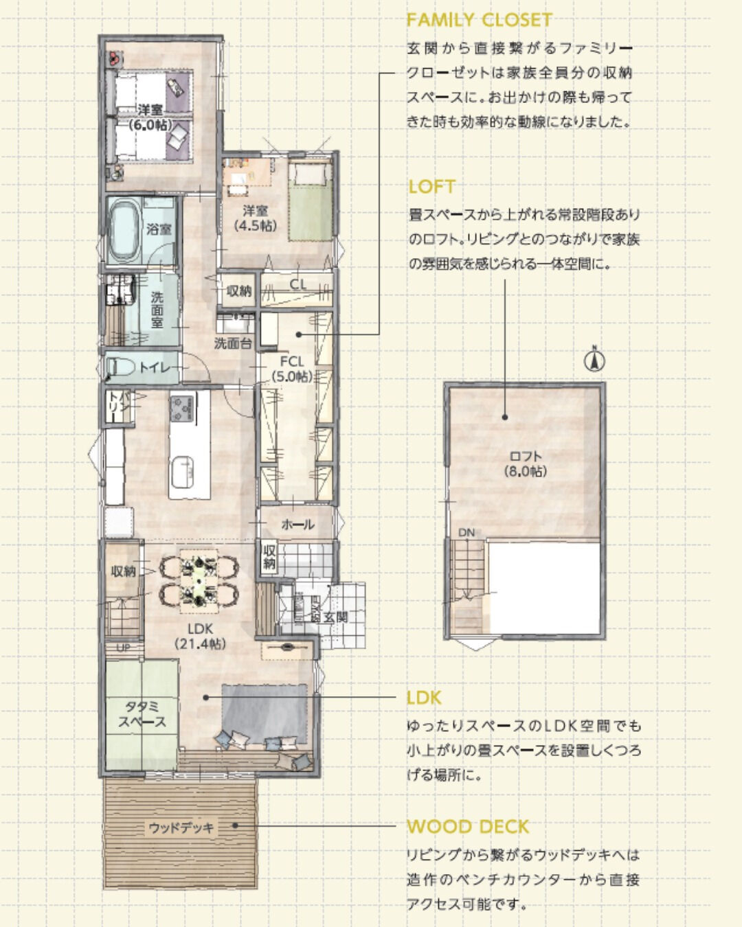 \25坪　平屋　モデルプラン/