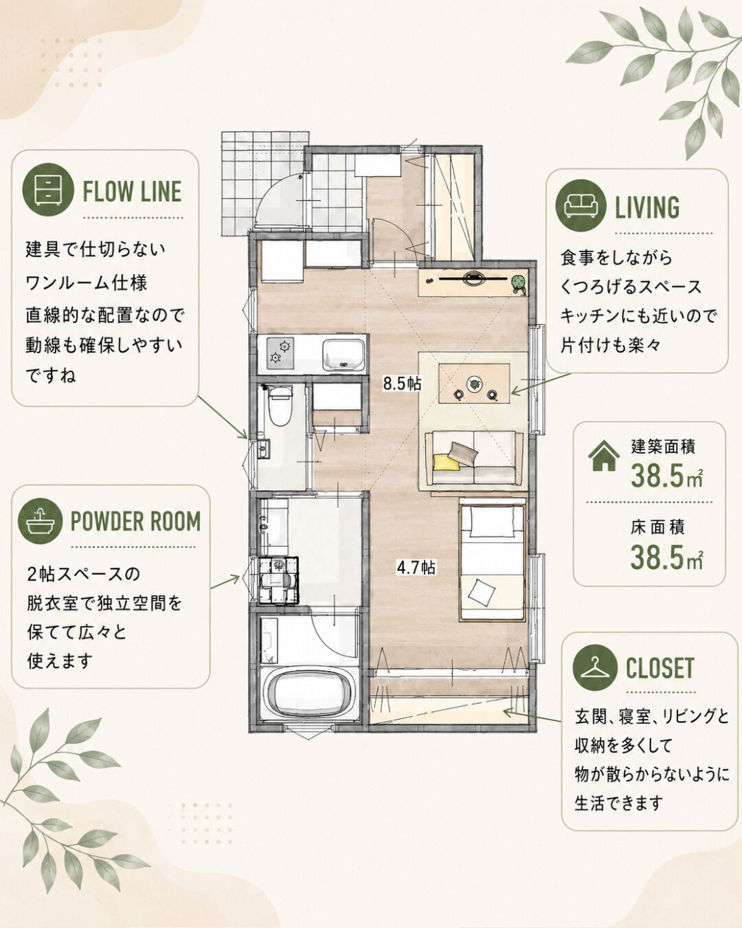 \11.5坪　平屋　モデルプラン/